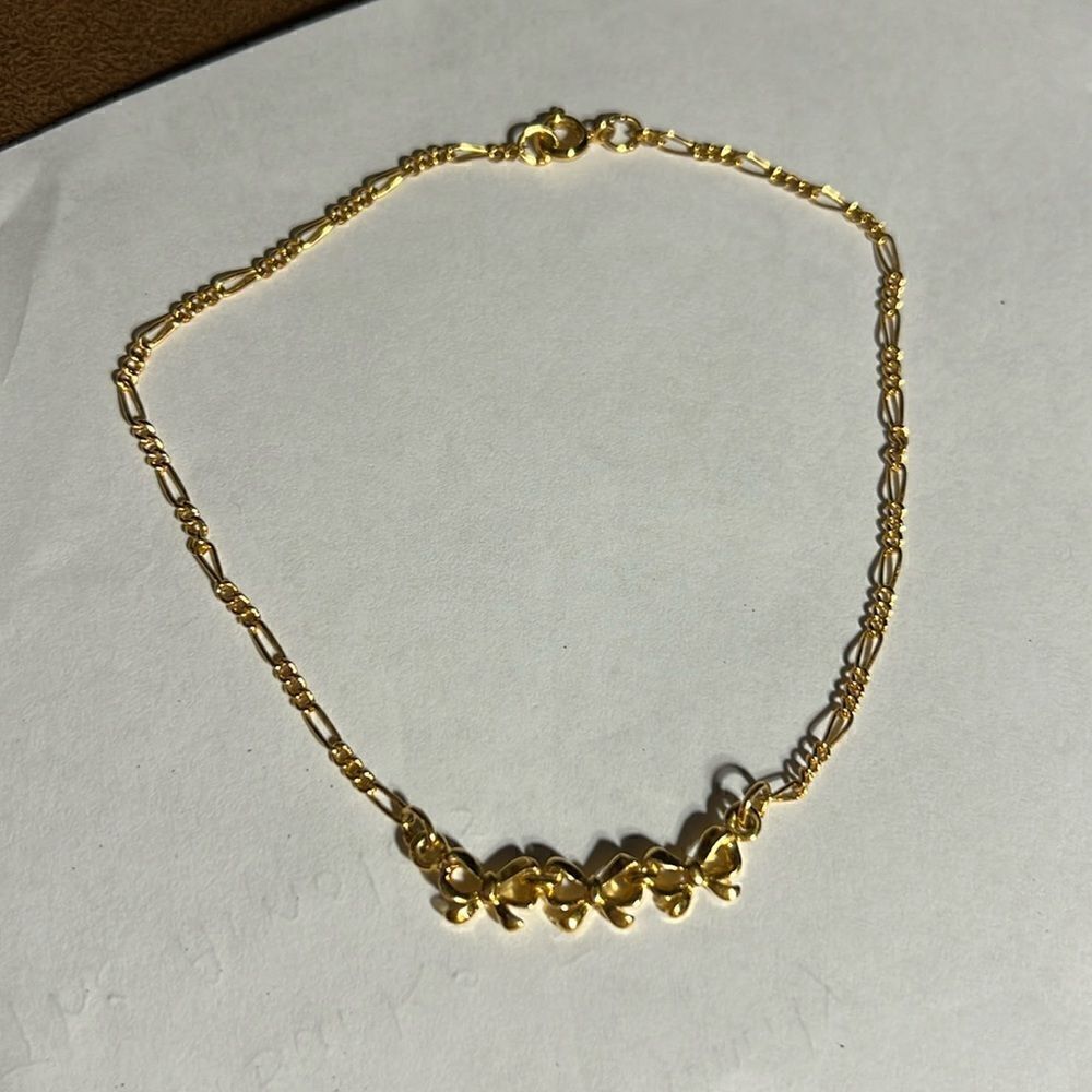 Vintage Avon bows ankle bracelet.